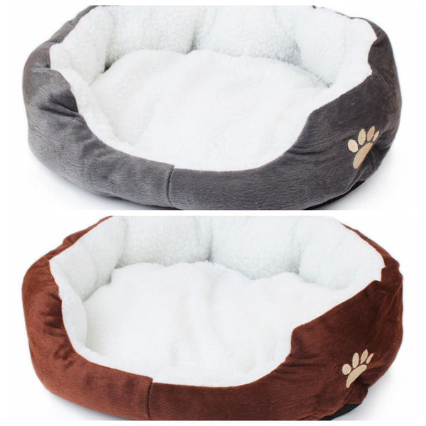 1Pcs 50*40cm Super Cute Soft Cat Bed Winter House for Cat Warm Cotton Dog Pet Products Mini Puppy Pet Dog Bed Soft Comfortable