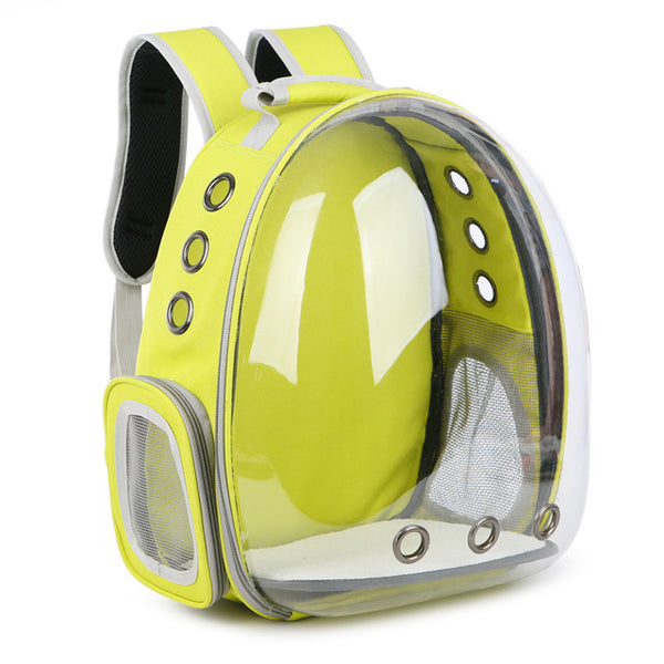 Cat-carrying CAPSULE Backpack for Kitty Puppy Chihuahua Pet Carrier Transparent Capsule Breathable Outdoor Travel Cat Bag Puppy Cave