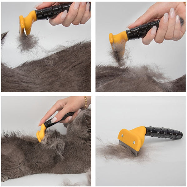 Hot Sale Pet furmins Hair Removal Comb Dog Short Medium Hair Brush Handle Beauty Brush Accessories Comb For Cats Grooming Tool