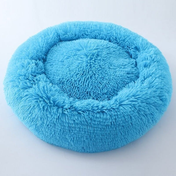 Round Dog cat Bed pet nest Washable Pet Cat House Dog Breathable Lounger Sofa deep sleep cat litter kennel Super Soft Plush Pads