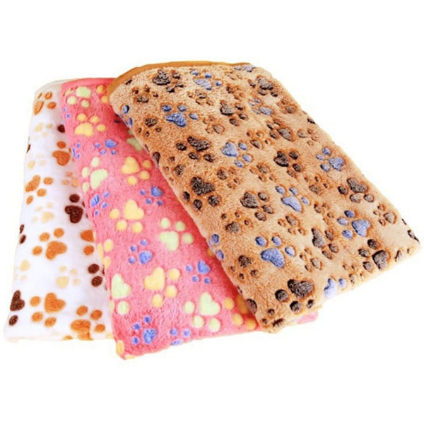 Cat Bed Rest Dog Blanket Winter Foldable Pet Towel Cushion Soft Coral Cashmere Soft Warm Sleeping Mat Sweet Dream Bed