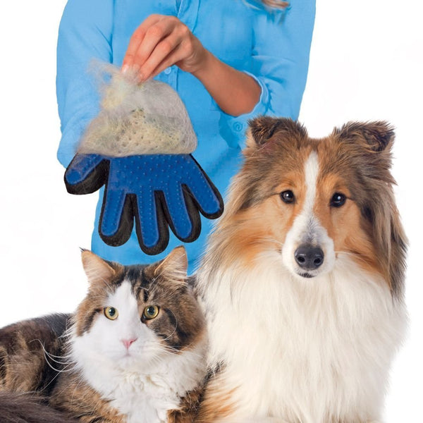 Deshedding Brush Glove For Animal Cat Supplies Pet Gloves Hair Comb Finger Glove For Cat Grooming Supplies Pet Cleaning