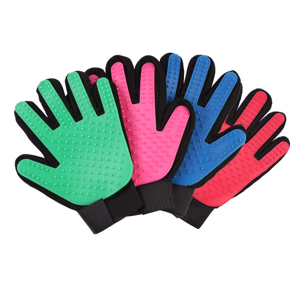 Pet Cat Glove For Animal Comb Cat Grooming Supply Cleaning Glove Deshedding Right Hand Hair Removal Brush Finger Touch Glove