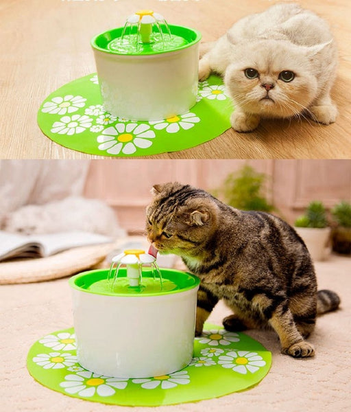 Automatic Cat Water Fountain For Pets Water Dispenser Large Spring Drinking Bowl Cat Automatic Feeder Drink Filter 1.6L 3 Colors