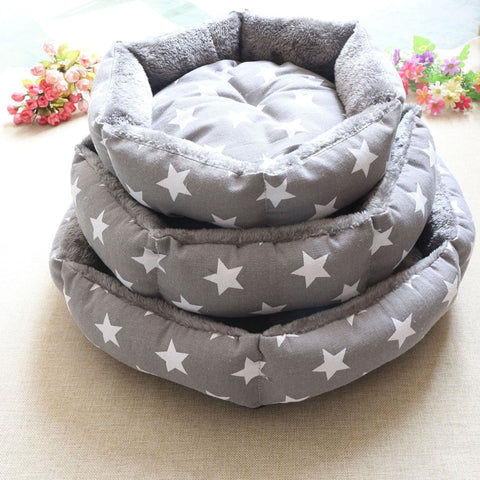 Pet Dog Round Beds Puppy Couch Cute 3 Pattern Soft Sofa Dog House Nests Kennel Mat for Chihuahua Small Dog Cat Beds Pet Products