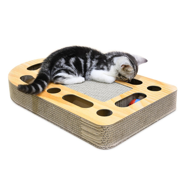 CAWAYI KENNEL Pet Cat Paper Scraper Board Kitten Scratching Post For Cats Scratcher rascador gato drapak dla kota grattoir chat