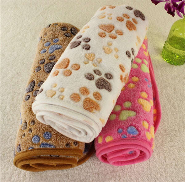 Cat Bed Rest Dog Blanket Winter Foldable Pet Towel Cushion Soft Coral Cashmere Soft Warm Sleeping Mat Sweet Dream Bed