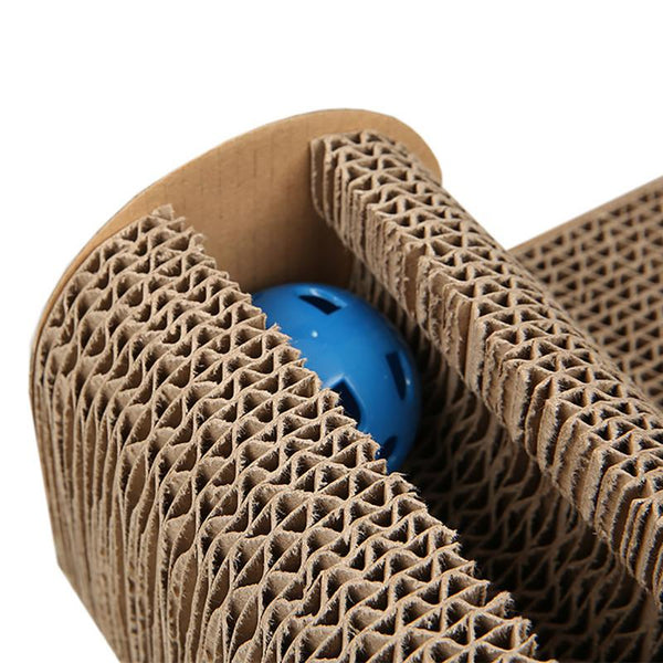 Cat Scratcher Cat Scratch Board Paper Corrugated Cat Toy Pet Claw Kitten Climbing Claw Pet Catch Toy Interactive Training Toy